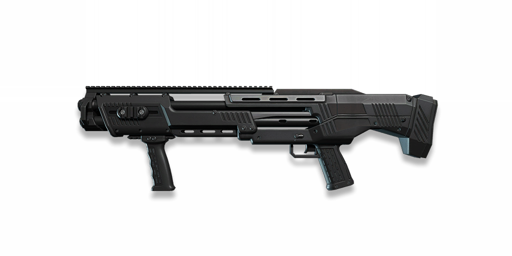 12-gauge double-barrel shotgun